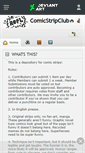 Mobile Screenshot of comicstripclub.deviantart.com