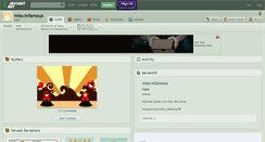 Desktop Screenshot of miss-infamous.deviantart.com