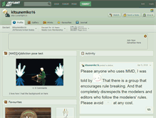 Tablet Screenshot of kitsunemiko16.deviantart.com