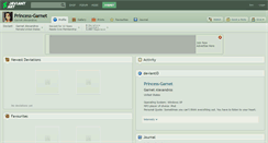 Desktop Screenshot of princess-garnet.deviantart.com