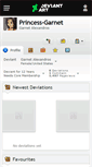 Mobile Screenshot of princess-garnet.deviantart.com