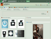 Tablet Screenshot of caniballoco.deviantart.com