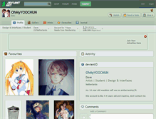 Tablet Screenshot of ohmyyoochun.deviantart.com