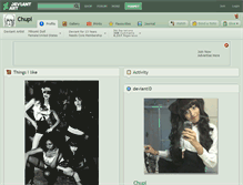 Tablet Screenshot of chupi.deviantart.com