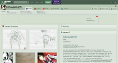 Desktop Screenshot of lxryuuzakilove.deviantart.com