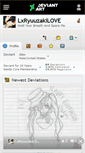 Mobile Screenshot of lxryuuzakilove.deviantart.com