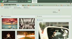 Desktop Screenshot of dongdonggadongdong.deviantart.com