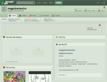 Tablet Screenshot of magazinemexico.deviantart.com