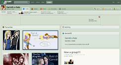 Desktop Screenshot of garrett-x-kate.deviantart.com