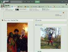 Tablet Screenshot of jarrak.deviantart.com