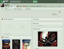Tablet Screenshot of dathv.deviantart.com