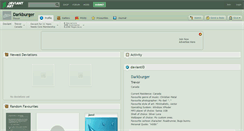 Desktop Screenshot of darkburger.deviantart.com
