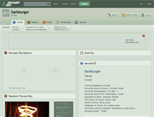 Tablet Screenshot of darkburger.deviantart.com