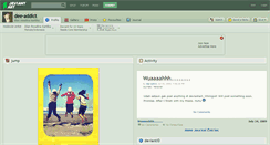 Desktop Screenshot of dee-addict.deviantart.com