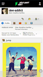 Mobile Screenshot of dee-addict.deviantart.com