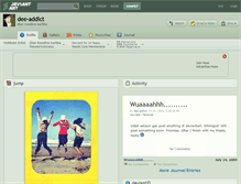Tablet Screenshot of dee-addict.deviantart.com