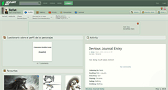 Desktop Screenshot of beliat.deviantart.com