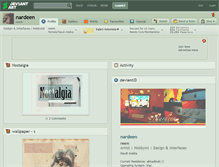 Tablet Screenshot of nardeen.deviantart.com