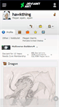 Mobile Screenshot of hawkthing.deviantart.com