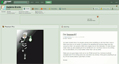 Desktop Screenshot of madame-bronte.deviantart.com