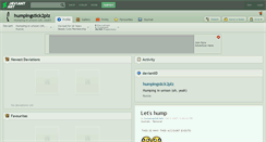 Desktop Screenshot of humpingstick2plz.deviantart.com