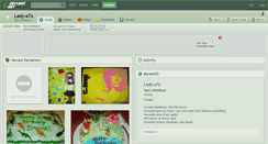 Desktop Screenshot of lady-a7x.deviantart.com