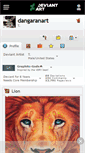 Mobile Screenshot of dangaranart.deviantart.com