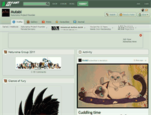 Tablet Screenshot of mutabi.deviantart.com