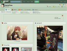 Tablet Screenshot of kamechuu.deviantart.com
