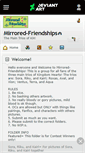Mobile Screenshot of mirrored-friendships.deviantart.com