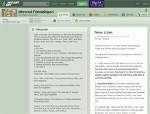 Tablet Screenshot of mirrored-friendships.deviantart.com