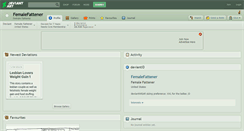 Desktop Screenshot of femalefattener.deviantart.com