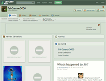 Tablet Screenshot of fel-cannon5000.deviantart.com