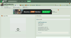 Desktop Screenshot of lokithundercrow.deviantart.com