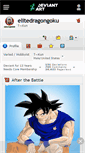 Mobile Screenshot of elitedragongoku.deviantart.com