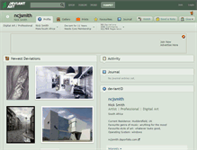 Tablet Screenshot of ncjsmith.deviantart.com