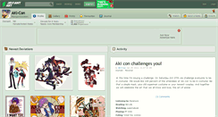 Desktop Screenshot of aki-con.deviantart.com