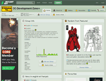 Tablet Screenshot of oc-development-zone.deviantart.com