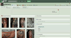 Desktop Screenshot of juliaphoenix.deviantart.com
