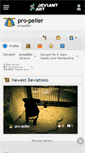 Mobile Screenshot of pro-peller.deviantart.com