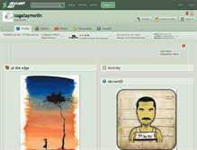 Tablet Screenshot of cagataymetin.deviantart.com