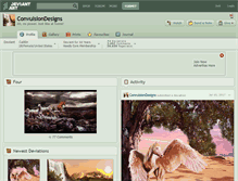 Tablet Screenshot of convulsiondesigns.deviantart.com