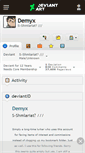 Mobile Screenshot of demyx.deviantart.com