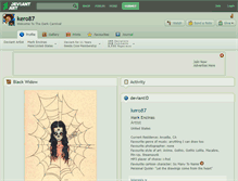 Tablet Screenshot of kero87.deviantart.com
