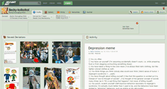 Desktop Screenshot of becky-kolkolkol.deviantart.com