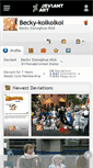 Mobile Screenshot of becky-kolkolkol.deviantart.com