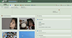 Desktop Screenshot of crsto.deviantart.com