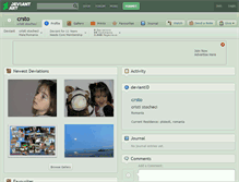 Tablet Screenshot of crsto.deviantart.com