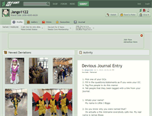 Tablet Screenshot of jango1122.deviantart.com