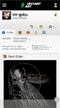 Mobile Screenshot of mr-goku.deviantart.com
